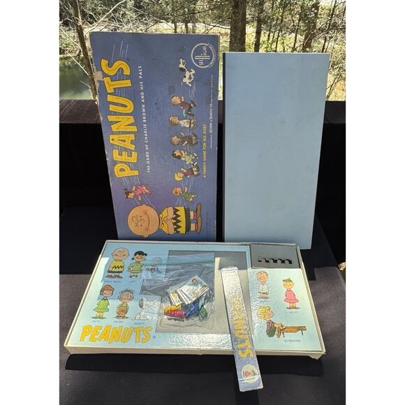 Vintage Peanuts Charlie Brown Board Game No. 86 SelRight Selchow & Righter 1959